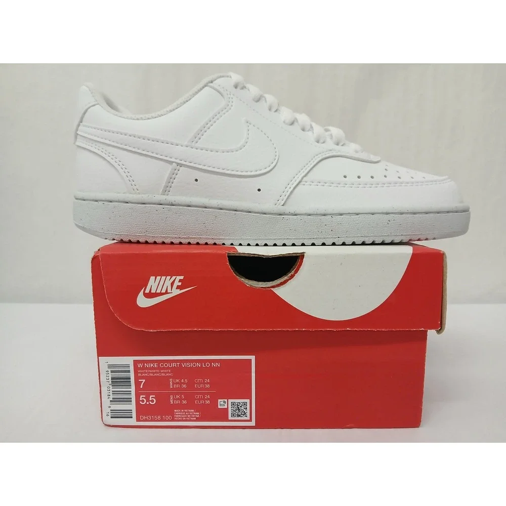 Nike Women's Court Vision LO NN White‎ Sneakers Casual Shoes DH3158-100 Size 7